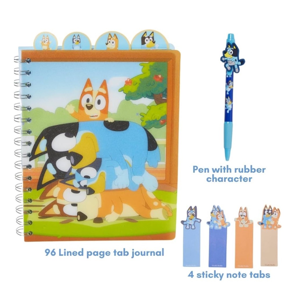 New! Bluey Tab Journal Stationary Set - Picture 2 of 16